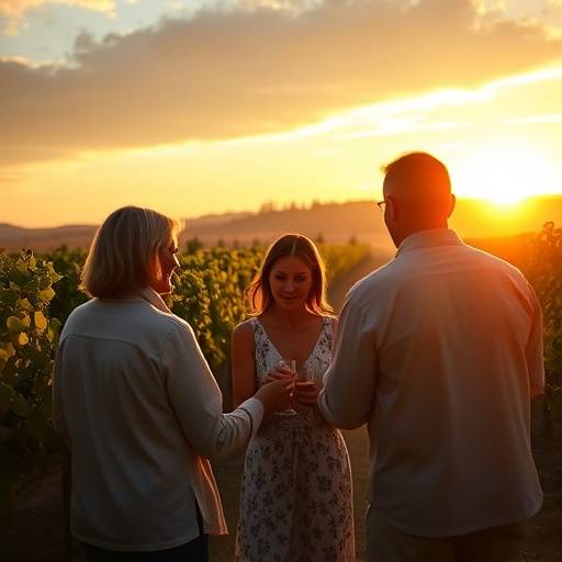 Affiche de la série 'Étoiles Filantes' - Une saga familiale captivante sur fond de vignobles bordelais.